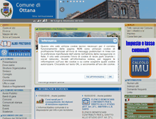 Tablet Screenshot of comune.ottana.nu.it